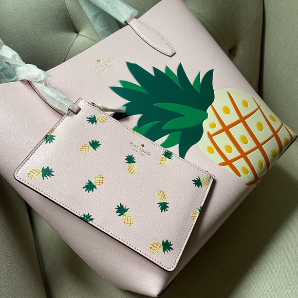 NEW Kate Spade Pineapple Tote K7322 - Picture 2 of 3